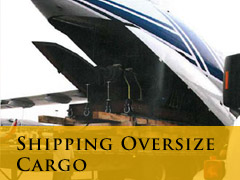 Oversize cargo vertical banner
